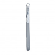 Uniq AirFender ID Flexible Case - удароустойчив силиконов (TPU) калъф с джоб за кредитна карта за iPhone 15 Pro Max (прозрачен) 1