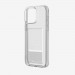 Uniq AirFender ID Flexible Case - удароустойчив силиконов (TPU) калъф с джоб за кредитна карта за iPhone 15 Pro (прозрачен) 5