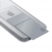 Uniq AirFender ID Flexible Case - удароустойчив силиконов (TPU) калъф с джоб за кредитна карта за iPhone 15 (прозрачен) 3
