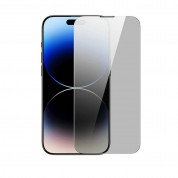 Baseus Crystal Series Privacy Tempered Glass Set (P60012018201-00) - калено стъклено защитно покритие с определен ъгъл на виждане за дисплея за iPhone 14 Pro Max (2 броя) 2