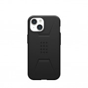 Urban Armor Gear Civilian MagSafe Case - удароустойчив хибриден кейс с MagSafe за iPhone 15 (черен) 2