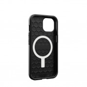 Urban Armor Gear Civilian MagSafe Case - удароустойчив хибриден кейс с MagSafe за iPhone 15 (черен) 14
