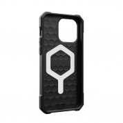 Urban Armor Gear Essential Armor MagSafe Case - удароустойчив силиконов калъф с MagSafe за iPhone 15 Pro Max (черен) 14
