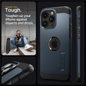 Spigen Tough Armor MagSafe Case for iPhone 15 Pro Max (metal slate) 12
