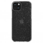 Spigen Liquid Crystal Glitter Case - тънък силиконов (TPU) калъф за iPhone 15 Plus (прозрачен)  1