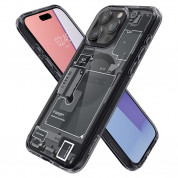 Spigen Ultra Hybrid MagSafe Zero One Case - хибриден кейс с висока степен на защита с MagSafe за iPhone 15 Pro (прозрачен-черен)  7