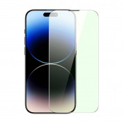 Baseus Crystal Eye Protection Tempered Glass Set (P60012056201-00) - калено стъклено защитно покритие със защитен филтър за дисплея за iPhone 14 Pro Max (2 броя) 1