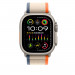 Apple Trail Loop M/L - оригинална текстилна каишка за Apple Watch Ultra 49мм (оранжев-бежов)  3