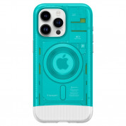 Spigen Classic C1 MagSafe Case - хибриден удароустойчив кейс с висока степен на защита с MagSafe за iPhone 15 Pro (син) 