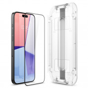 Spigen Glas.tR EZ Fit Full Cover Tempered Glass 2 Pack for iPhone 15 Pro Max (black-clear) 3
