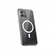 Baseus Crystal Magnetic Case Set (ARSJ010002) - поликарбонатов кейс с MagSafe и стъклено защитно покритие за дисплея за iPhone 11 (прозрачен) 3