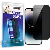 GrizzGlass SecretGlass Privacy Hybrid Screen Protector for iPhone 15 Pro Max (1 pc.) (clear)