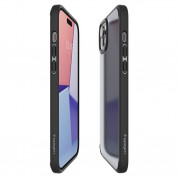 Spigen Ultra Hybrid Case - хибриден кейс с висока степен на защита за iPhone 15 Plus (черен-матиран) 8