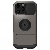 Spigen Slim Armor MagSafe Case - хибриден кейс с най-висока степен на защита с MagSafe за iPhone 15 Pro Max (тъмносив) 1
