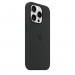 Apple iPhone Silicone Case with MagSafe - оригинален силиконов кейс за iPhone 15 Pro с MagSafe (черен)  4