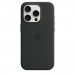 Apple iPhone Silicone Case with MagSafe - оригинален силиконов кейс за iPhone 15 Pro с MagSafe (черен)  2