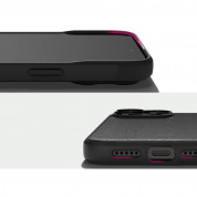 Ringke Onyx Magnetic MagSafe Case - силиконов (TPU) калъф с MagSafe за iPhone 15 Pro (черен) 5