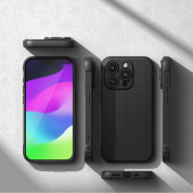 Ringke Onyx Magnetic MagSafe Case - силиконов (TPU) калъф с MagSafe за iPhone 15 Pro (черен) 6