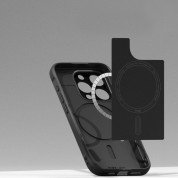 Ringke Onyx Magnetic MagSafe Case - силиконов (TPU) калъф с MagSafe за iPhone 15 Pro (черен) 8