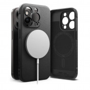 Ringke Onyx Magnetic MagSafe Case - силиконов (TPU) калъф с MagSafe за iPhone 15 Pro (черен)