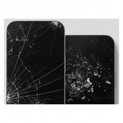 Ringke Privacy Full Cover Tempered Glass - калено стъклено защитно покритие с определен ъгъл на виждане за дисплея на iPhone 15 Pro (черен-прозрачен) 8