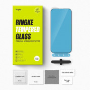 Ringke Invisible Defender Full Cover Tempered Glass 2.5D  for iPhone 15 Pro (black-clear) 8