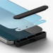 Ringke Invisible Defender Full Cover Tempered Glass 2.5D  - калено стъклено защитно покритие за дисплея на iPhone 15 Pro (черен-прозрачен) 8