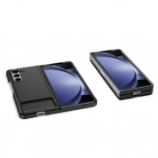 Spigen Slim Armor Slot Case - хибриден кейс с най-висока степен на защита и отделение за кр. карти за Samsung Galaxy Z Fold5 (черен) 8
