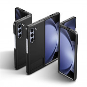 Spigen Slim Armor Slot Case - хибриден кейс с най-висока степен на защита и отделение за кр. карти за Samsung Galaxy Z Fold5 (черен) 5