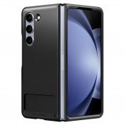 Spigen Slim Armor Slot Case - хибриден кейс с най-висока степен на защита и отделение за кр. карти за Samsung Galaxy Z Fold5 (черен) 3