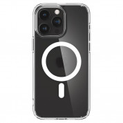 Spigen Ultra Hybrid MagSafe Case - хибриден кейс с висока степен на защита с MagSafe за iPhone 15 Pro Max (прозрачен-мат)  1