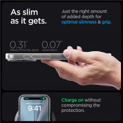 Spigen Ultra Hybrid MagSafe Case - хибриден кейс с висока степен на защита с MagSafe за iPhone 15 Pro Max (прозрачен-мат)  12