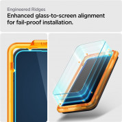 Spigen Glass.Tr Align Master Tempered Glass 2 Pack - 2 броя стъклени защитни покрития за дисплея на Nothing Phone (2) (прозрачен) 8