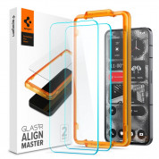 Spigen Glass.Tr Align Master Tempered Glass 2 Pack for Nothing Phone (2) (clear) 
