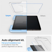 Spigen Glas.tR EZ Fit Tempered Glass - висококачествено стъклено защитно покритие за дисплея на Samsung Galaxy Tab S9 Plus (прозрачно) 8