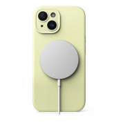 Ringke Liquid Silicone Magnetic Case - силиконов (TPU) калъф с MagSafe за iPhone 15 (светлозелен) 2