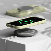 Ringke Liquid Silicone Magnetic Case - силиконов (TPU) калъф с MagSafe за iPhone 15 (светлозелен) 7