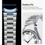 Spigen Modern Fit Band - стоманена каишка за Samsung Galaxy Watch 6 Classic 47мм (сребрист) 1
