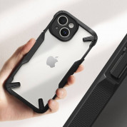 Ringke Fusion X Case - хибриден удароустойчив кейс за iPhone 15 (черен-прозрачен) 9