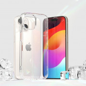 Ringke Fusion Crystal Case - хибриден удароустойчив кейс за iPhone 15 (прозрачен) 5