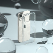 Ringke Fusion Crystal Case - хибриден удароустойчив кейс за iPhone 15 (прозрачен) 4
