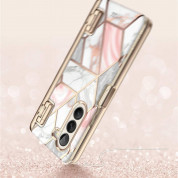 i-Blason Cosmo Pen SupCase Protective Case for Samsung Galaxy Z Fold5 (marble pink) 3