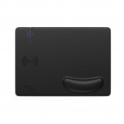 Prio Fast Wireless Charging Mouse Pad 15W - подложка за мишка и поставка (пад) за безжично зареждане на Qi съвместими устройства (черен)