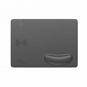 Prio Fast Wireless Charging Mouse Pad 15W - подложка за мишка и поставка (пад) за безжично зареждане на Qi съвместими устройства (сив)