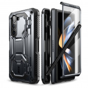 i-Blason SUPCASE ArmorBox Pen Case - удароустойчив хибриден кейс с вграден протектор за дисплея за Samsung Galaxy Z Fold5 (черен)