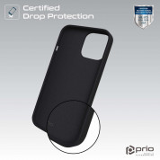 Prio Liquid Silicone Case - силиконов (TPU) калъф за iPhone 15 Pro (черен) 4