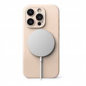 Ringke Liquid Silicone Magnetic Case - силиконов (TPU) калъф с MagSafe за iPhone 15 Pro (розов) 2
