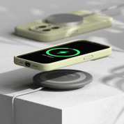 Ringke Liquid Silicone Magnetic Case - силиконов (TPU) калъф с MagSafe за iPhone 15 Pro (светлозелен) 8