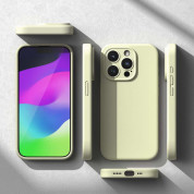 Ringke Liquid Silicone Magnetic Case - силиконов (TPU) калъф с MagSafe за iPhone 15 Pro (светлозелен) 4
