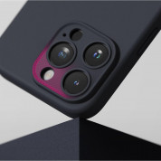 Ringke Liquid Silicone Magnetic Case - силиконов (TPU) калъф с MagSafe за iPhone 15 Pro (тъмносин) 6